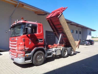 Dreiseitenkipper LKW SCANIA R580 6x4 BB Bordmatik WE-System Retarder AHK gebraucht
