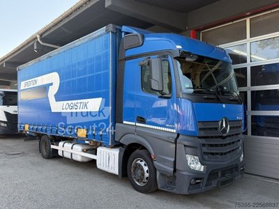 LKW mit Pritsche & Plane MERCEDES-BENZ Actros 1840 Klima Retarder ACC 7,6m MEGA Jumbo gebraucht