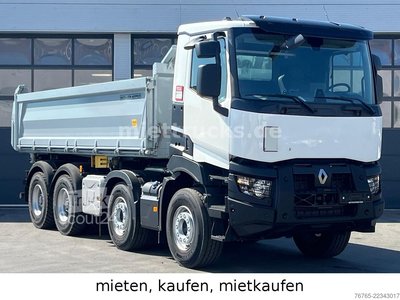 Kipper LKW RENAULT C 480 8x4 Meiller Bordmatik, mietkaufen neu