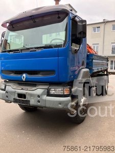 Kipper LKW RENAULT Renault  260 4x4 Kipper Kran gebraucht