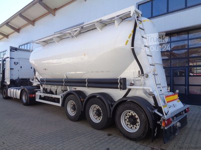 Siloauflieger SPITZER SF 2734/2P Silo 34.000 L 2 Kammern Liftachse gebraucht