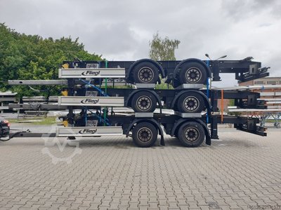 Fliegl 2-Achs Wechselanhänger TWP 180 Mega-EL