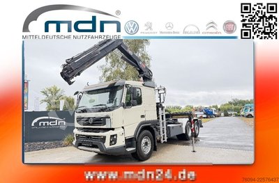 VOLVO FMX 370 6x2 lift/lenk Abrollkipper KRAN 13m FUNK