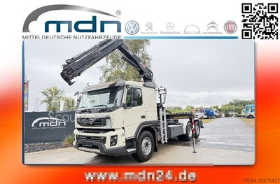 Autokran VOLVO FMX 370 6x2 lift/lenk Abrollkipper KRAN 13m FUNK gebraucht