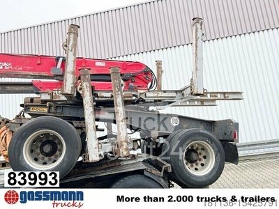 Holztransport Anhänger Doll M134 Nachläufer gebraucht
