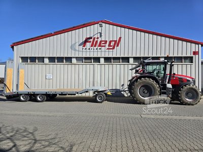 Tieflader Anhänger Fliegl Tiefladeanhänger DTL 300 Agrar 5,9m neu