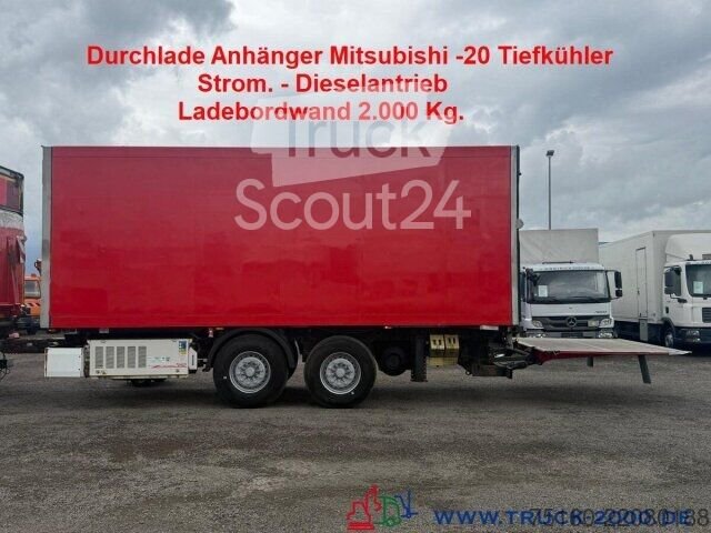 Kühlanhänger Krone Krone TK -20 C Mitsubishi LBW 2t. Durchlader gebraucht