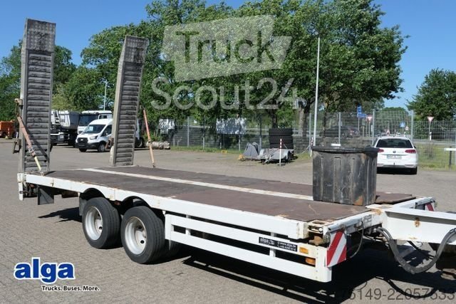 Tieflader Anhänger LANGENDORF TT 10/17, Tandem, Container, Rampen, Luftfed. gebraucht