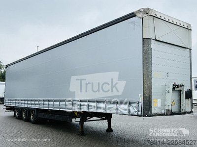 Auflieger mit Pritsche & Plane Schmitz Cargobull Curtainsider Mega Getränke gebraucht