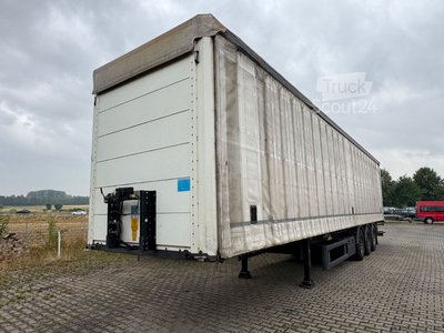 Auflieger mit Pritsche & Plane  Boese 24 SYS/SAF/SpeedCurtain*/Hubdach/Mega/ gebraucht