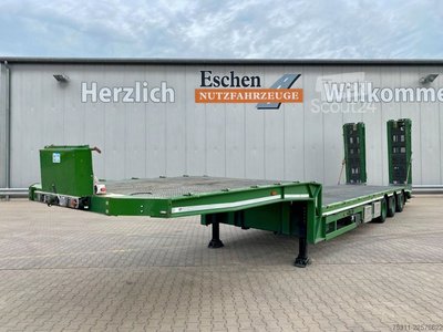 Tieflader-Sattelauflieger MEUSBURGER MTS-3 | hydraulische Rampen*Seilwinde*EBS*BPW gebraucht