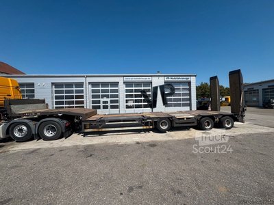 Tieflader-Sattelauflieger GOLDHOFER STZ-L3-36/80 Radmulden gebraucht