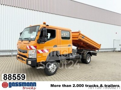 Transporter mit Kipper Mitsubishi Fuso 6C18D 4x4 Doka gebraucht