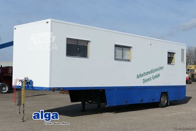 Auflieger  Draco DTEA 1200-1000, mobile MRT, Heizung, Klima gebraucht