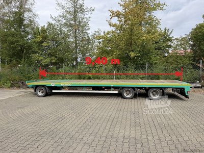 Tieflader Anhänger Müller-Mitteltal TP 24,0  3 Achs Jumbo Prischen 9,40 m, Wenig Benutzt gebraucht