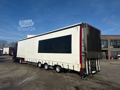 Tieflader-Sattelauflieger  Wiese SA 3-36 3-Achs Mega Stufensattel Rampe 25T gebraucht