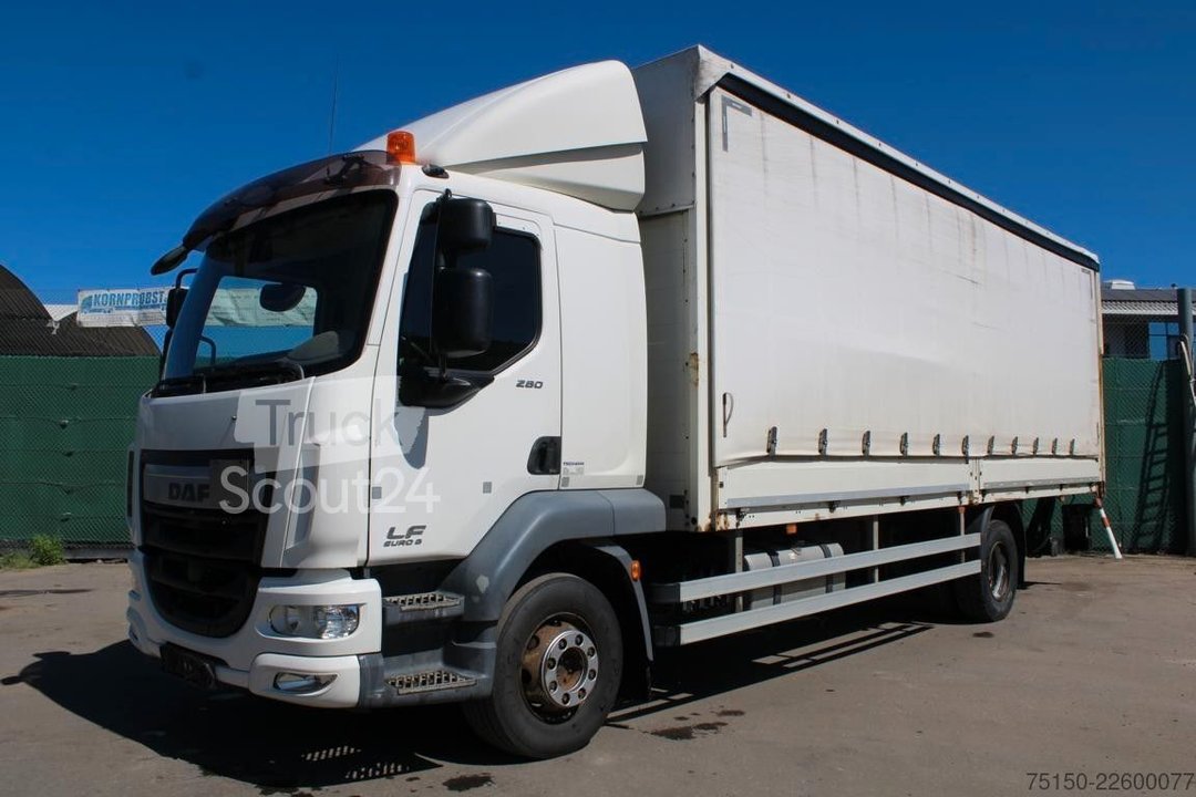 LKW mit Pritsche & Plane DAF LF 280FA 4x2 BL - LAGERSCHADEN Nr: 966 gebraucht
