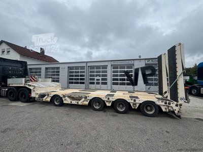 Tieflader-Sattelauflieger FAYMONVILLE Multimax NZ-4(1+3) Radmulden ausziehbar gelenkt gebraucht