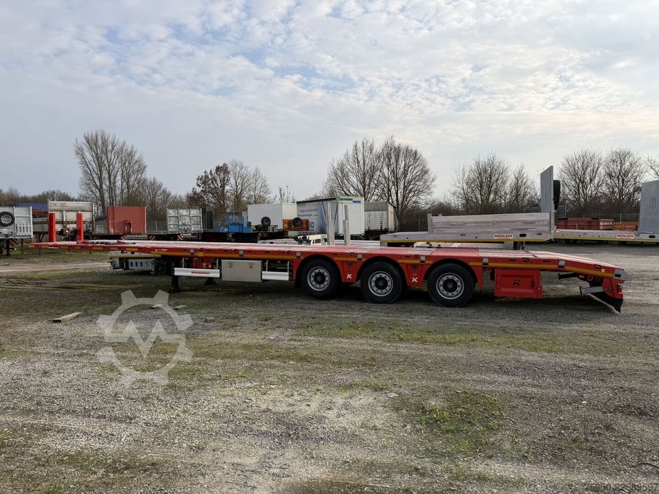 Kässbohrer LB3E  3 Achs Mega Satteltieflader, Jumbo, Wenig Benutzt