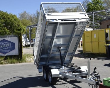 Anhänger HUMBAUR HUK 272715 Kipper mit Gitteraufsatz, FlexEPumpe neu