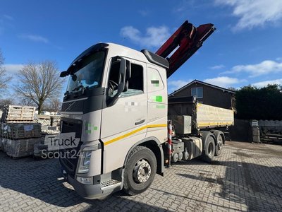 Dreiseitenkipper LKW VOLVO Meiler 3 Seiten Kipper/Palfinger PK 17.001 SLD gebraucht