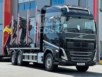 Holztransporter Volvo FH 540 BL 6x4 Plattform Kran Epsilon / TajfunLiv neu