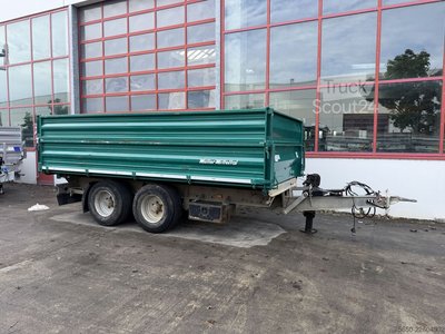Dreiseitenkipper Anhänger Müller-Mitteltal KA-TA-R 13,5  13,5 t Tandemkipper- Tieflader Aufsatzbordwände Breitbereift ge