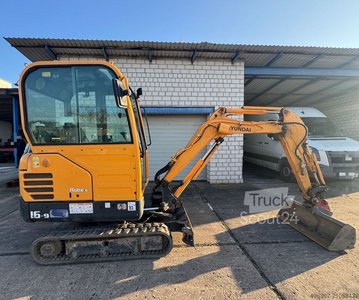 Minibagger HYUNDAI 16-9 Löffel Packet Abruchhammer gebraucht
