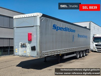 Auflieger mit Pritsche & Plane SCHMITZ CARGOBULL SCS 24/L 13.62 Mega | Hubdach | EDSCHA gebraucht