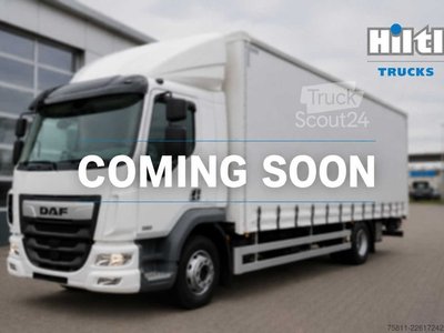 LKW mit Pritsche & Plane DAF XB 260 FA 14t Curtainsider 7,30 m  LBW 1.5t neu