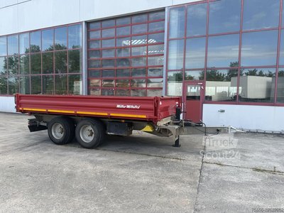 Kippanhänger Müller-Mitteltal KA-TA  14,4 t Tandemkipper- Tieflader, Breitbereifung gebraucht