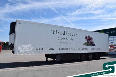 Kühlauflieger SCHMITZ CARGOBULL Carrier Vector 1850 Fleischrohrbahnen Liftachse gebraucht