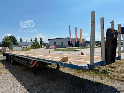 Auflieger mit offener Pritsche SCHWARZMÜLLER SPA 3 /E MEGA 3-ACHS *TÜV NEU* gebraucht