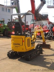 Minibagger KOMATSU PC 14 R - 3HS * 2x Löffel * * Vorführm. * gebraucht