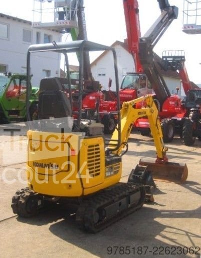 Minibagger KOMATSU PC 14 R - 3HS * 2x Löffel * * Vorführm * gebraucht
