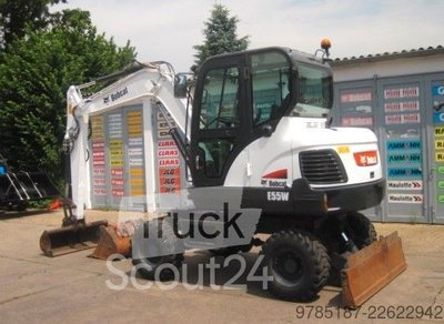 Mobilbagger BOBCAT E 55 W EA * 3x Löffel * gebraucht