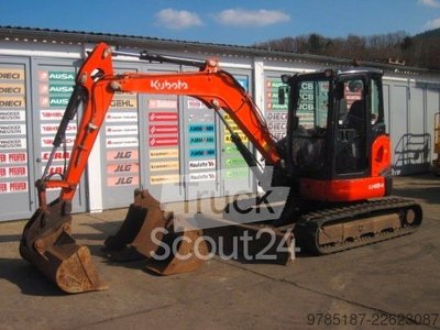 Minibagger KUBOTA U48-4 * 3x Löffel * gebraucht