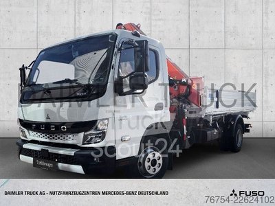 Kran Kipper LKW FUSO Mitsubishi Canter 9C18 AMT Kran Kipper Klimaaut. gebraucht