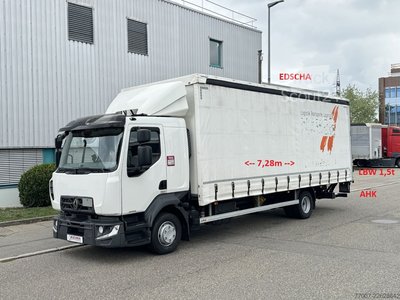 LKW mit Pritsche & Plane LBW Renault D12-240 Pr.Plane 7,3m AHK L-Haus Klima gebraucht