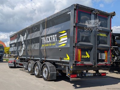 Kipper Auflieger STAS HardoX Stahl 86 m , Liftachse, ALCOA, MIETEN? gebraucht