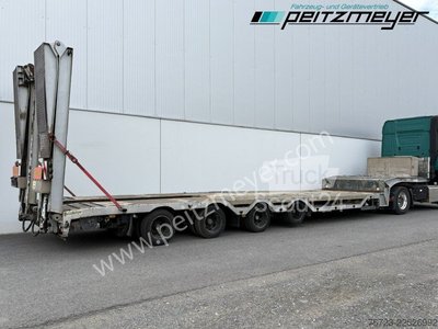 Tieflader-Sattelauflieger Meusburger Tieflader Auflieger MTS-4 Radmulden, 2 x Liftachse gebraucht