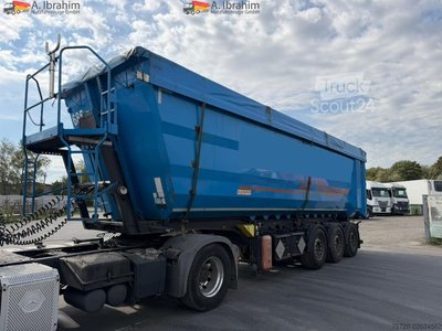 Kipper Auflieger Kempf SKM 35/3 50 cbm Stahlmulde Liftachse Scheibenbremse gebraucht