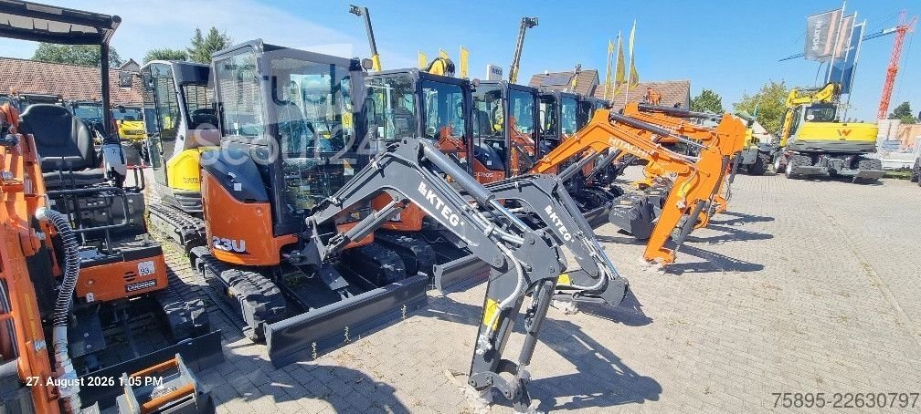 Minibagger HITACHI ZX23U- Sonderpreis! gebraucht