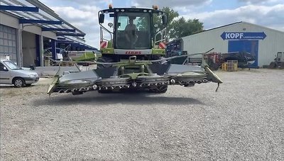 Claas Orbis 600 AC Pro, Schnellkuppler (Messer umgebaut Serie 2023)