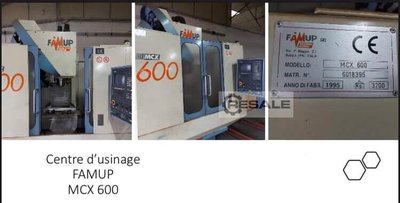Numerically Controlled Machining Centres FAMUP MCX 600