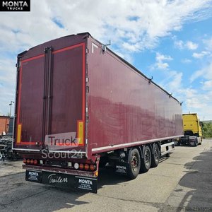 Auflieger mit Walkingfloor KNAPEN K100, Liftachse, SAF Achsen, TÜV gebraucht