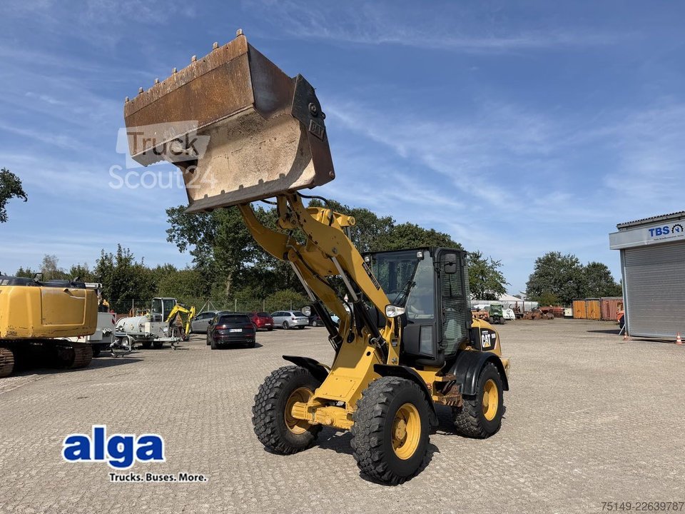 Radlader CATERPILLAR 908H, Klappschaufel, Hydr. S.W.S., 2.844 Std. gebraucht