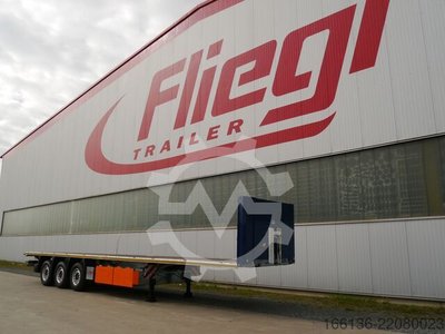 Fliegl SDS 390 Plateau mit Verriegelung+Rungen