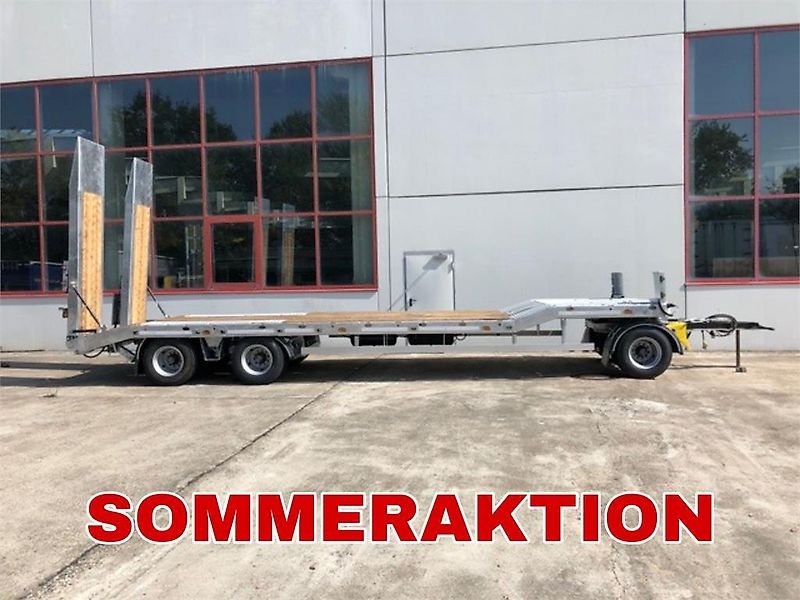 Möslein T 3-6,60 VB 3 Achs Tieflader- Anhänger, Luftgefed