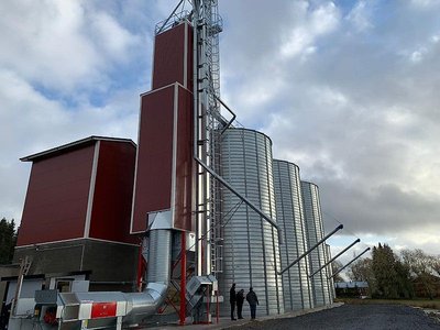 ANTTI MixFlo MF Serie Maistrocknung mit Biogasbrenner, Hackschnitzel, Heizöl, Gas